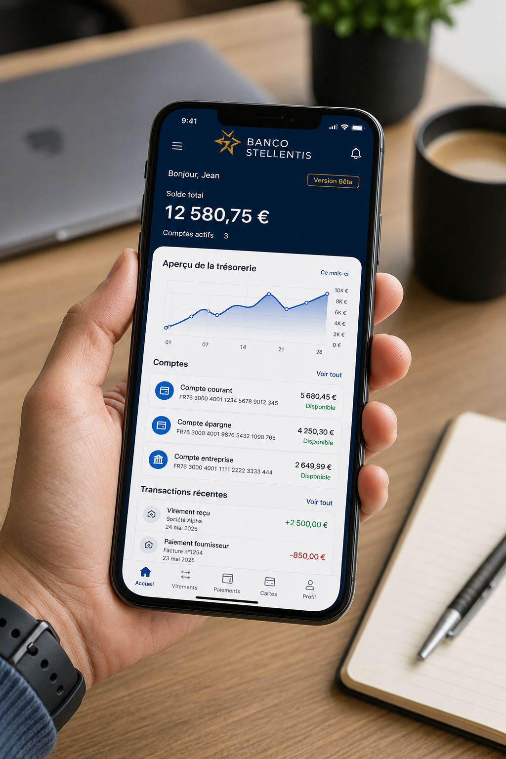 Application mobile Banco Stellantis